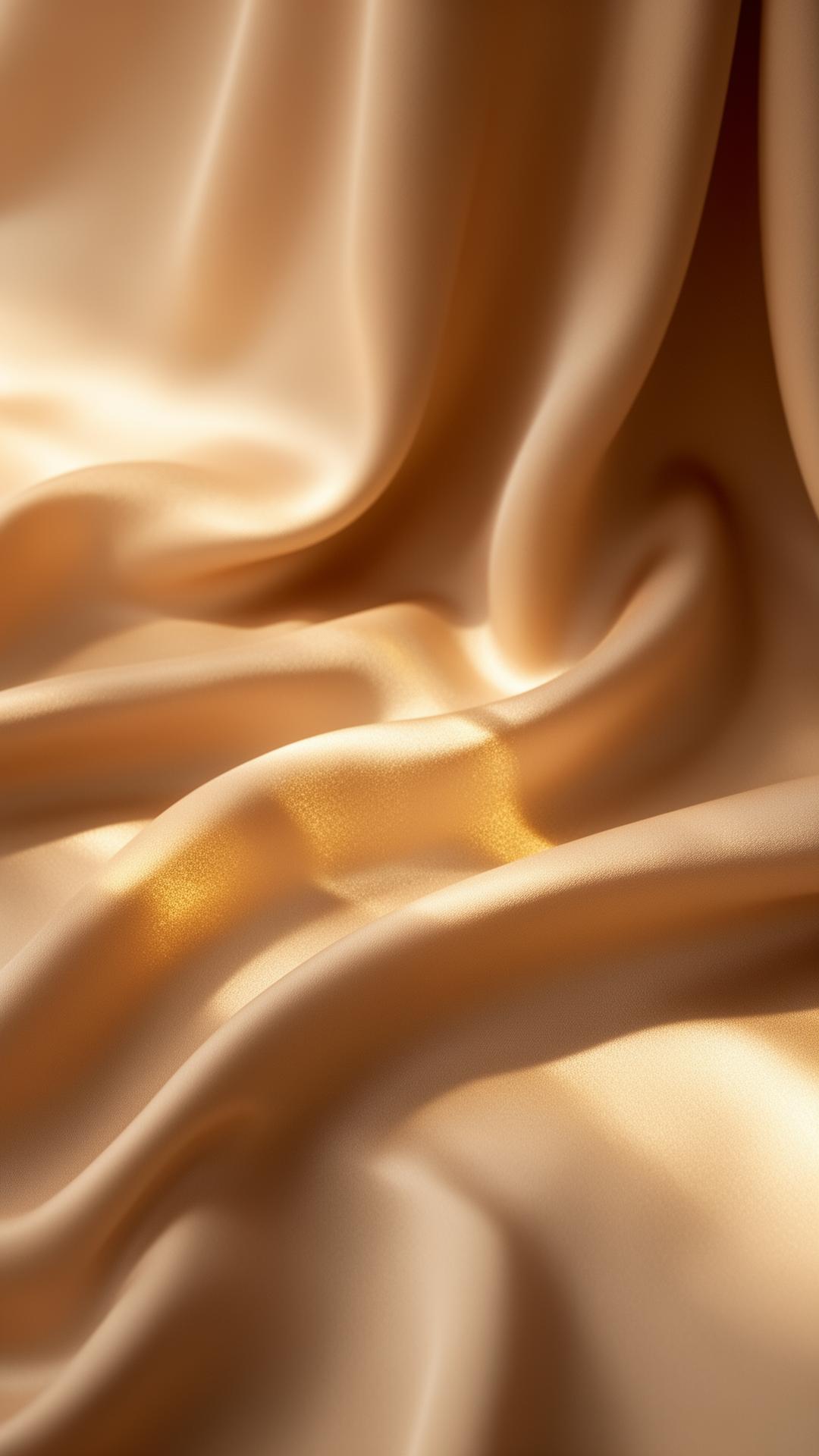 Warm draped silk — Melavive aesthetic
